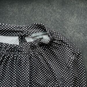 Polka dot long sleeve blouse S